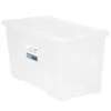 B&M Large Storage Box With Lid 110L - Clear 1 B&M Large Storage Box With Lid 110L - Clear -Home Discount Store 284861 110l storage box with lid clear 2