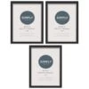 Simply Everyday A4 Block Frames 3pk - Black -Home Discount Store 305876 3pk simply everyday block frame a4 black