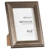 B&M Metallic Photo Frames 4 X 6" 2pk -Home Discount Store 306042 Great Value Pack of 2 Metallic 4x6 inch Photo Frames easel1