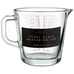 B&M Glass Measuring Jug 500ml