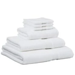 B&M Signature Zero Twist Bath Sheet - White -Home Discount Store 317203 315205 317208 317210 Signature Zero Twist white towels 4