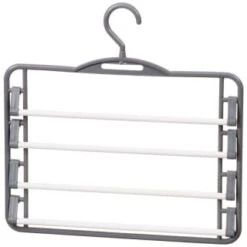 B&M Swivel Hook Trouser Hangers 2pk -Home Discount Store 320026 2 pack Trouser Hanger 2