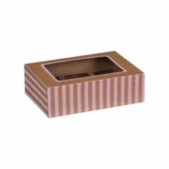 Betty Winters Cupcake Boxes 4pk -Home Discount Store 320783 4pk cupcake boxes holds 6 pink 2