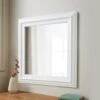 B&M Dorset Square Mirror - White 2 B&M Dorset Square Mirror - White -Home Discount Store 320844 dorset square mirror white