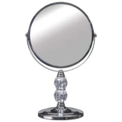 B&M Crystal Two-Sided Swivel Mirror -Home Discount Store 323367 Crystal Mirror