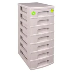 Really Useful Storage Tower 7 X 7L - Grey -Home Discount Store 324438 really usefil 7x7 drawers gove grey