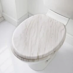 B&M Marble Toilet Seat
