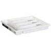 Addis Non-Slip Cutlery Tray - White -Home Discount Store 335260 addis non slip cutlery tray white grey 2