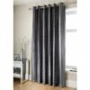 B&M Charcoal Jasmine Sparkle Velvet Eyelet Curtains 46 X 72" -Home Discount Store 335342 335343 335345 335346 335347 asmine sparkle velvet curtain with eyelets charcoal 2
