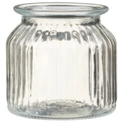 B&M Decorative Glass Storage Jar -Home Discount Store 337374 decorative glass storage jar 2