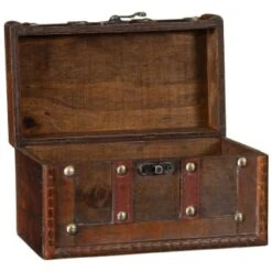 B&M Wooden Storage Chest -Home Discount Store 338728 woodern storage chest 2