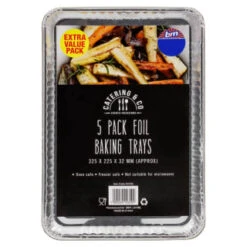 B&M Foil Baking Trays 5pk