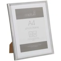 B&M A4 Metallic Picture Frame