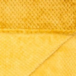 B&M Oversized Waffle Throw - Ochre -Home Discount Store 344890 oversized waffle throw ochre 3