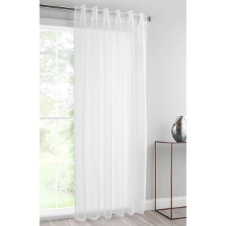 Amber Textured Voile 55 X 90" - White 3 Amber Textured Voile 55 X 90" - White