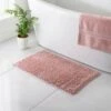 B&M Signature Microfibre Noodle Bath Mat - Blush -Home Discount Store 345481 signature bath mat blush