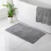 B&M Signature Microfibre Noodle Bath Mat - Grey -Home Discount Store 345484 signature bath mat grey
