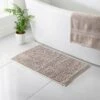 B&M Signature Microfibre Noodle Bath Mat - Biscuit -Home Discount Store 345487 signature bath mat biscuit