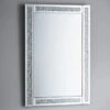 B&M Crushed Jewel Mirror - Silver 1 B&M Crushed Jewel Mirror - Silver -Home Discount Store 345547 crushed jewel mirror