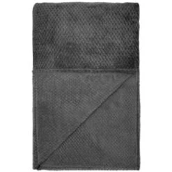 Simply Everyday Waffle Throw - Charcoal -Home Discount Store 348798 simply waffle throw charcoal