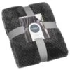 Simply Everyday Waffle Throw - Charcoal -Home Discount Store 348798 simply waffle throw charcoal 4