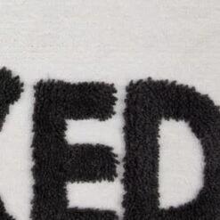 Get Naked Tufted Bath Mat - White 7 Get Naked Tufted Bath Mat - White -Home Discount Store 351414 urban tropics slogan tufted bathmat get naked 2