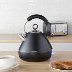 Goodmans Pyramid Kettle 1.5L - Matt Black 8 Goodmans Pyramid Kettle 1.5L - Matt Black -Home Discount Store 354912 goodmans pyramid kettle black