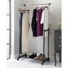 B&M Extendable Double Garment Rail -Home Discount Store 355446 2 tier extendable garment rail
