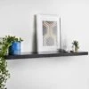 Lokken Floating Shelf 100cm - Black -Home Discount Store 356243 lokken black floating shelf 100cm