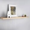 Lokken Floating Shelf 100cm - Oak -Home Discount Store 356243 lokken oak floating shelf 100cm