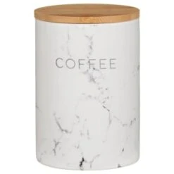 B&M Marble Effect Kitchen Canisters 3pc -Home Discount Store 356820 storage canisters marble effect coffee