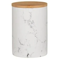 B&M Marble Effect Kitchen Canisters 3pc -Home Discount Store 356820 storage canisters marble effect tea