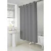B&M Addis Hookless Textured Shower Curtain - Grey -Home Discount Store 357159 grey addis hookless textured shower curtain