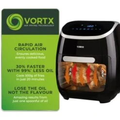 Tower 5-in-1 Air Fryer Oven 11L -Home Discount Store 357961 tower 5 in 1 air fryer oven 11l 16