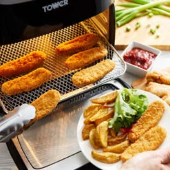 Tower 5-in-1 Air Fryer Oven 11L -Home Discount Store 357961 tower 5 in 1 air fryer oven 11l 8