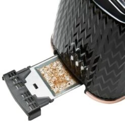 Goodmans Textured 2 Slice Toaster - Black & Rose Gold -Home Discount Store 358961 goodmans textured toaster black rose gold 4