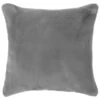 Aspen Faux Fur Cushion - Grey -Home Discount Store 360720 aspen faux fur cushion grey