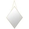 B&M Diamond Hanging Mirror - Gold -Home Discount Store 362622 diamond hanging mirror