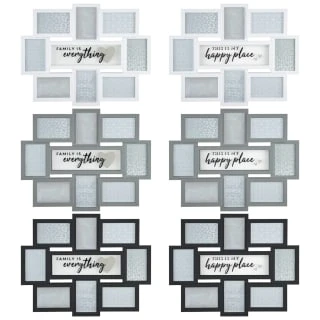 B&M Multi Aperture Photo Frame 8pc - Family Is Everything 6 B&M Multi Aperture Photo Frame 8pc - Family Is Everything - Image 4