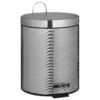 B&M Boutique Bathroom Pedal Bin - Chrome -Home Discount Store 362859 boutique chrome bin