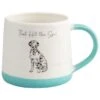 B&M Animal Slogan Mug - Dalmatian -Home Discount Store 363042 animal slogan printed mug with colour handle that hit the spot