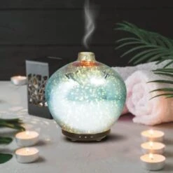 Essence Colour Changing Rose Gold Aroma Diffuser -Home Discount Store 363278 colour changing glass aroma diffuser rosa cyan