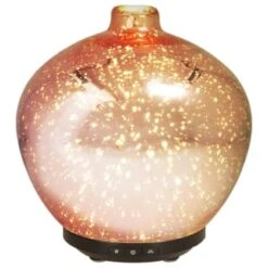 Essence Colour Changing Rose Gold Aroma Diffuser -Home Discount Store 363278 colour changing glass aroma diffuser rosa yellow