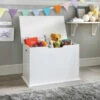 Mobel Toybox -Home Discount Store 363377 mobel wooden white toy box storage with lid