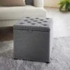 B&M Heritage Storage Ottoman - Grey -Home Discount Store 365965 heritage storage ottoman