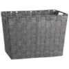 B&M Large Woven Storage Basket - Silver 2 B&M Large Woven Storage Basket - Silver -Home Discount Store 365982 large woven basket silver