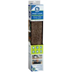 B&M Antibacterial Doormat - Brown -Home Discount Store 366004 anti bac magic clean mat brown