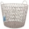 B&M Storage Basket With Tassel - Grey -Home Discount Store 368483 basket with tassel grey