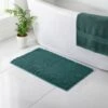 B&M Signature Microfibre Noodle Bath Mat - Green -Home Discount Store 368525 signature bath mat dark green