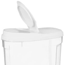 B&M Cereal Storage Container Set 2pk - White -Home Discount Store 368613 cereal storage set 2 pk white 4